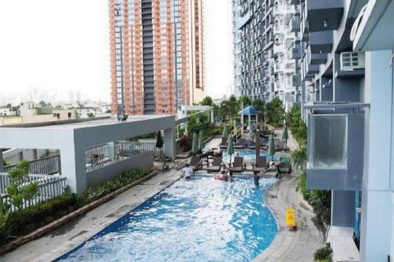 شقة Great View With Balcony In Araneta Center مانيلا المظهر الخارجي الصورة