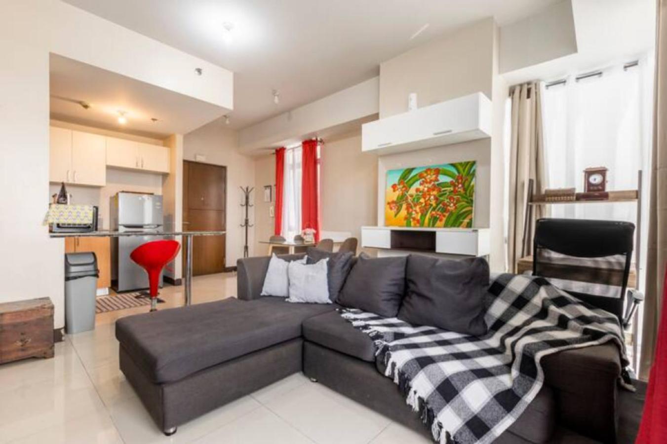 شقة Great View With Balcony In Araneta Center مانيلا المظهر الخارجي الصورة