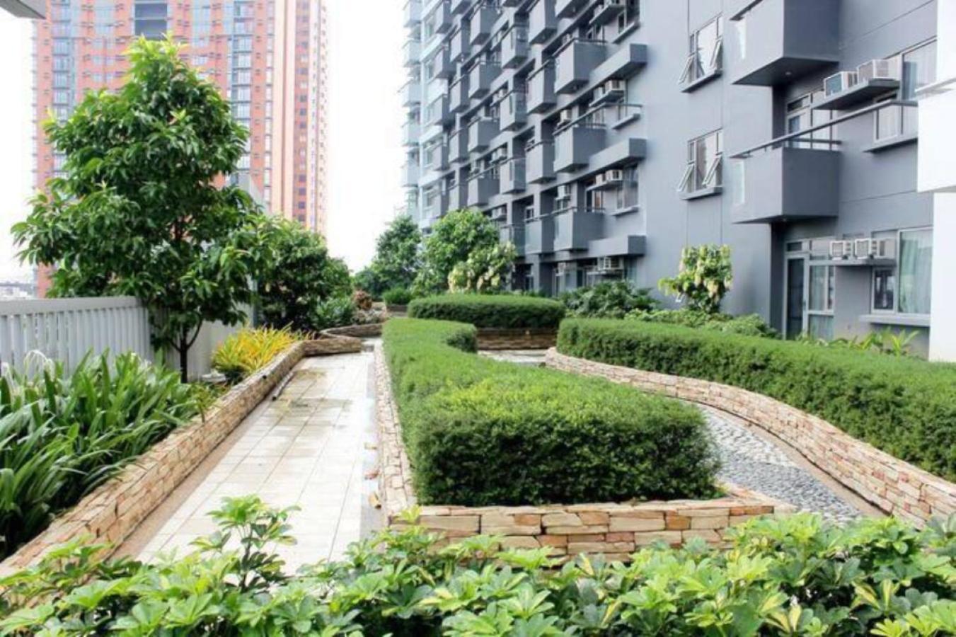 شقة Great View With Balcony In Araneta Center مانيلا المظهر الخارجي الصورة