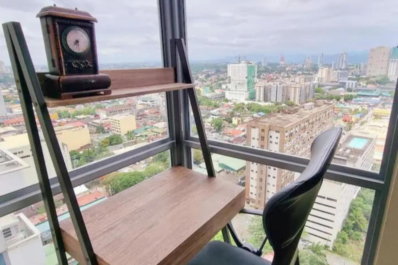 شقة Great View With Balcony In Araneta Center مانيلا المظهر الخارجي الصورة