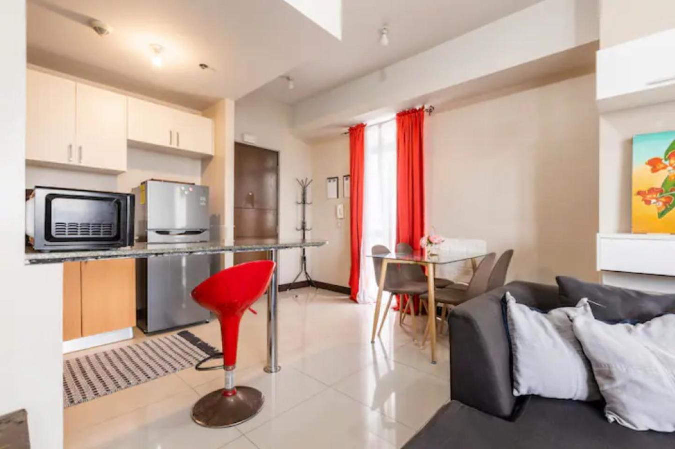 شقة Great View With Balcony In Araneta Center مانيلا المظهر الخارجي الصورة