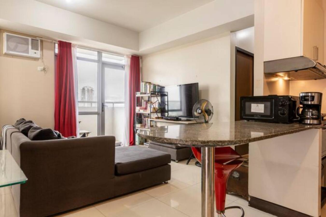 شقة Great View With Balcony In Araneta Center مانيلا المظهر الخارجي الصورة