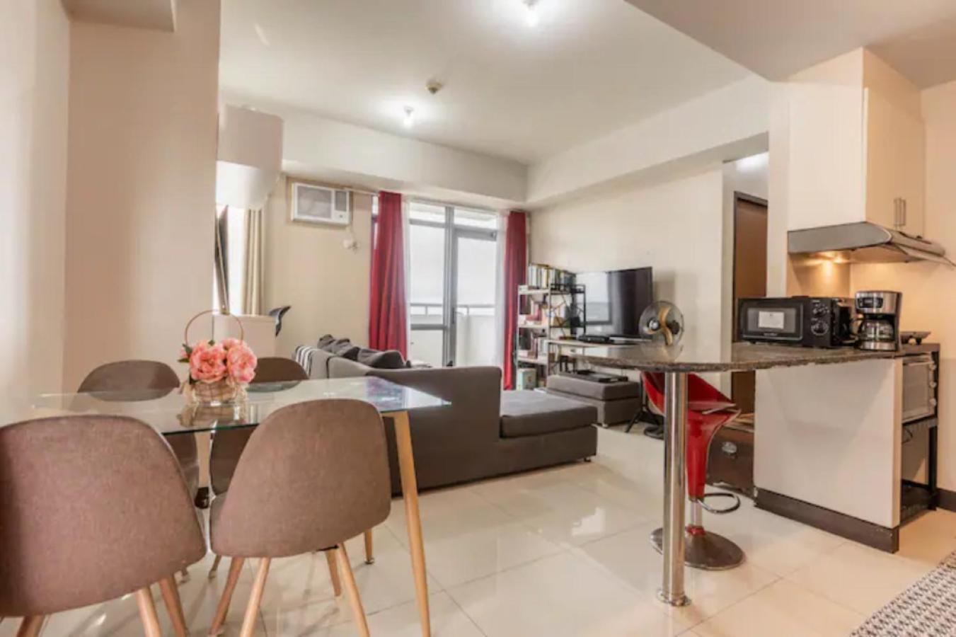 شقة Great View With Balcony In Araneta Center مانيلا المظهر الخارجي الصورة