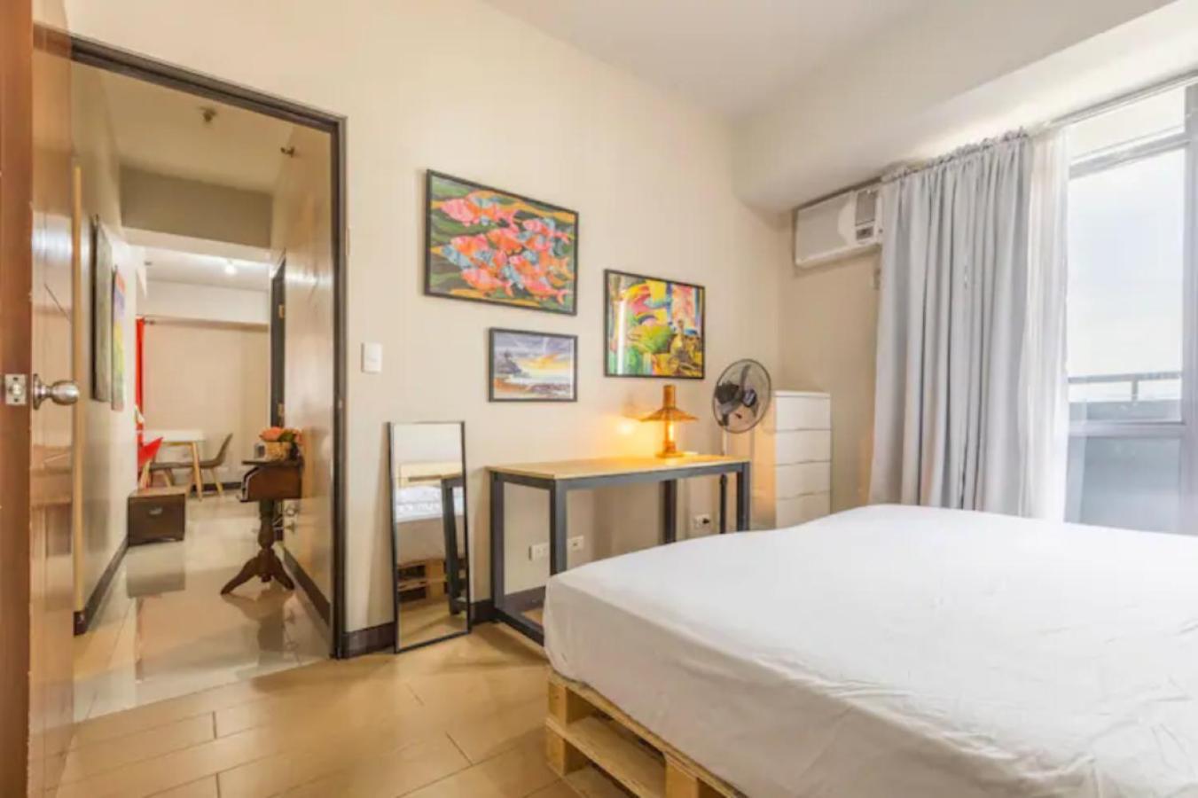 شقة Great View With Balcony In Araneta Center مانيلا المظهر الخارجي الصورة